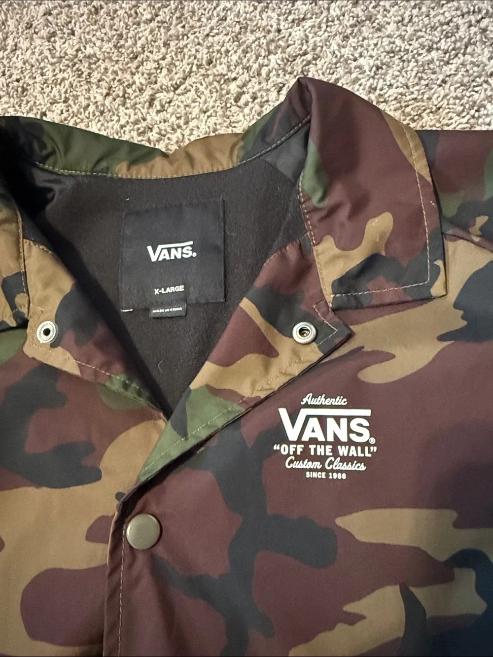 Vans classic camo